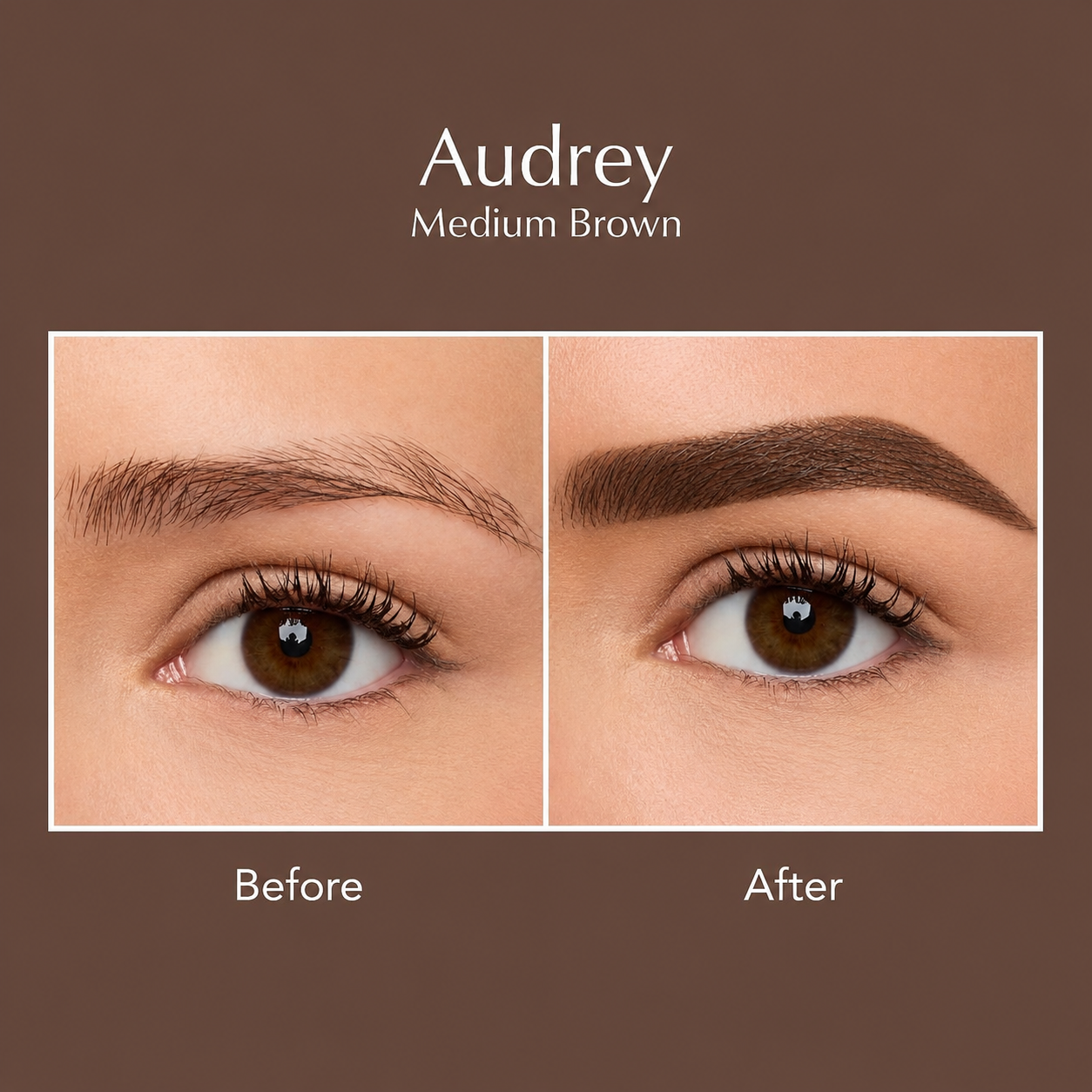 Get naturally full, defined brows with a lightweight gel—no crunch, no residue, no effort. ✨