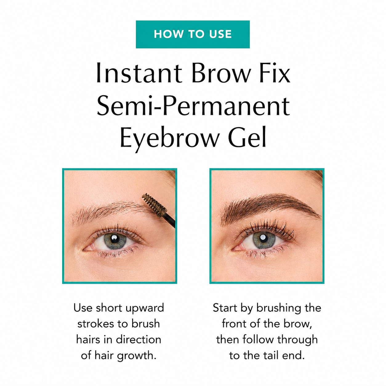 Get naturally full, defined brows with a lightweight gel—no crunch, no residue, no effort. ✨