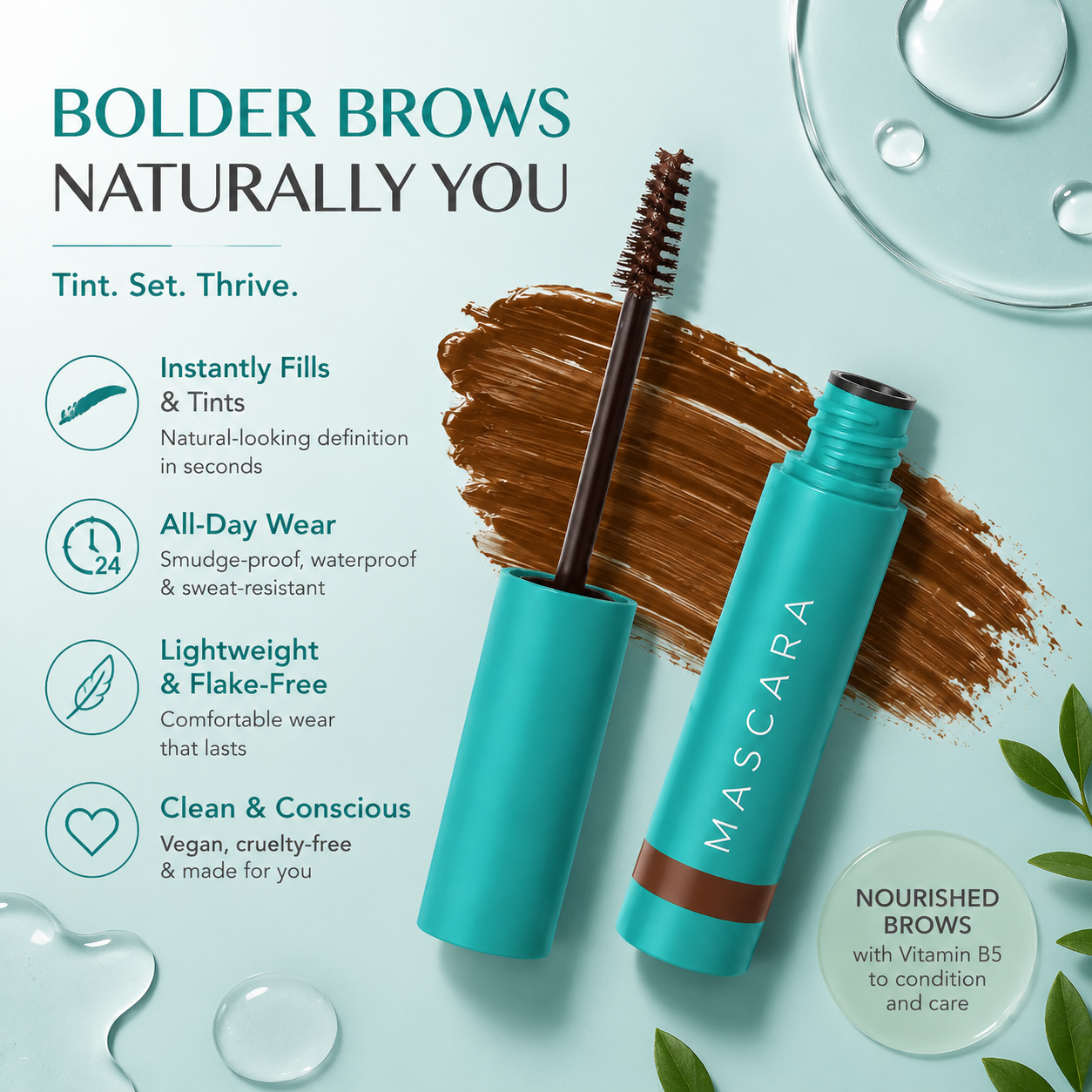 Get naturally full, defined brows with a lightweight gel—no crunch, no residue, no effort. ✨