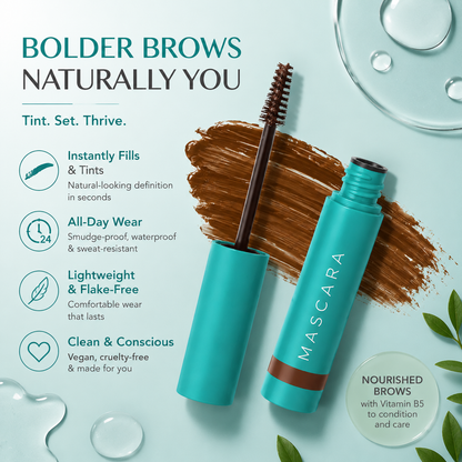 Get naturally full, defined brows with a lightweight gel—no crunch, no residue, no effort. ✨